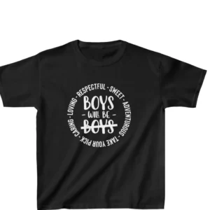 Kids Boys will be Boys Heavy Cotton™ Tee