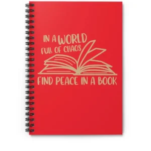 In a World Spiral Notebook - Ruled Line